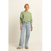 Expresso Trui Ajour Pistache